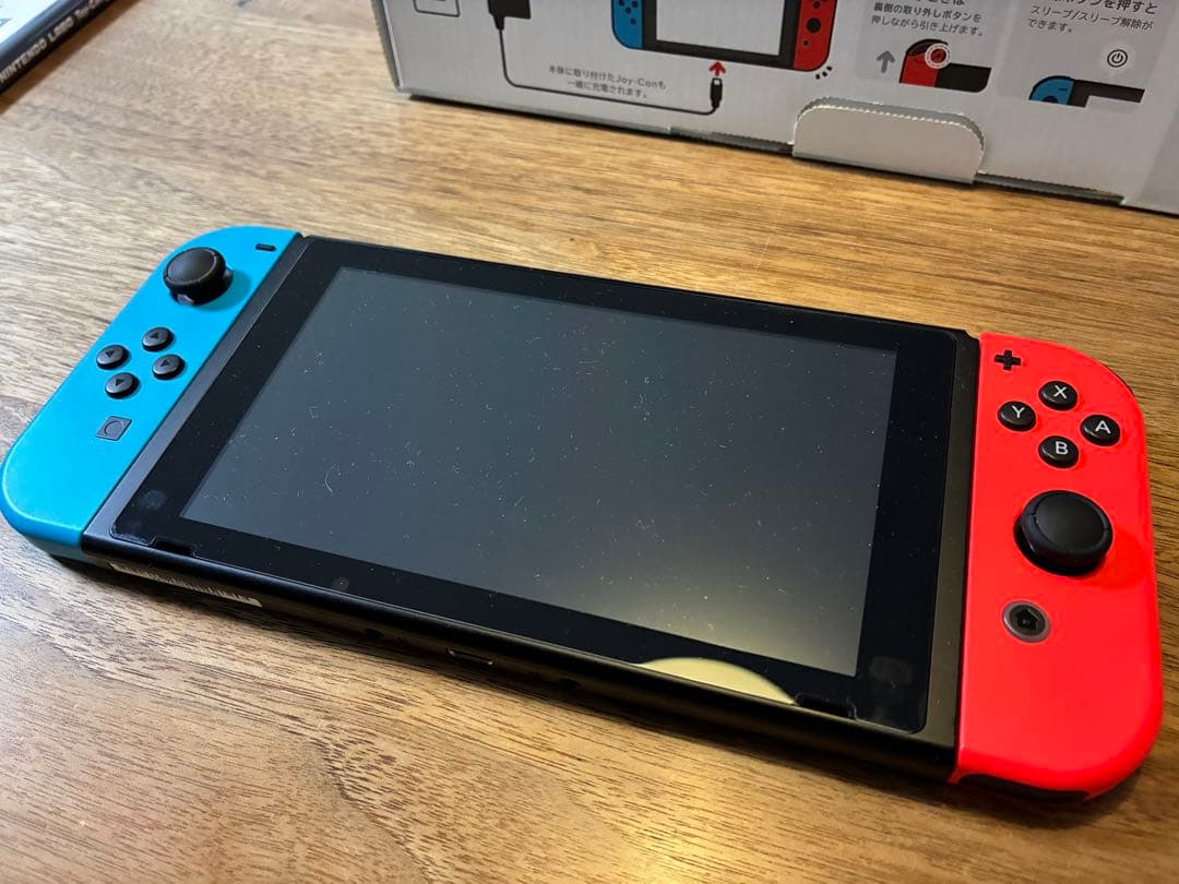 【付属品全て】Nintendo Switch 本体 ネオンブルー/ネオンレッド