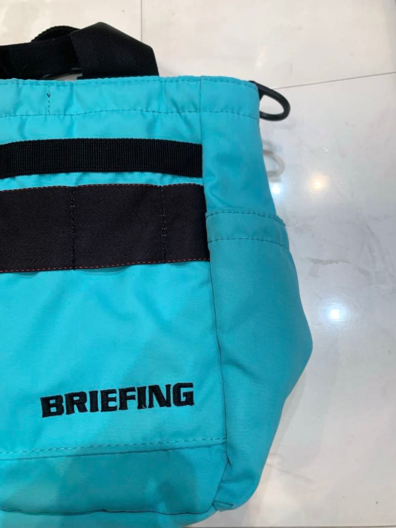 希少　即完売　ブリーフィング　briefing カードバッグ　ティファニーブルー
