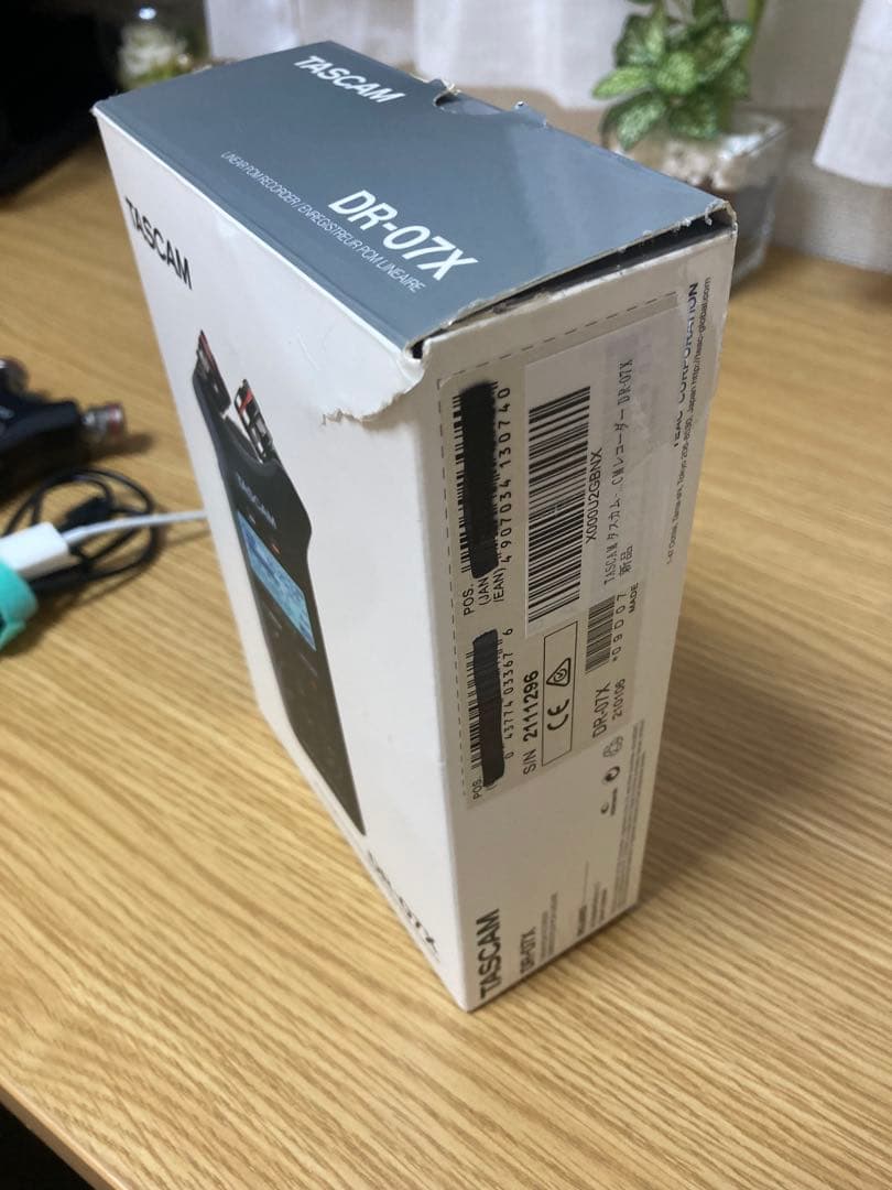 TASCAM DR-07X ハンディレコーダーiPhone録音USBケーブル付き