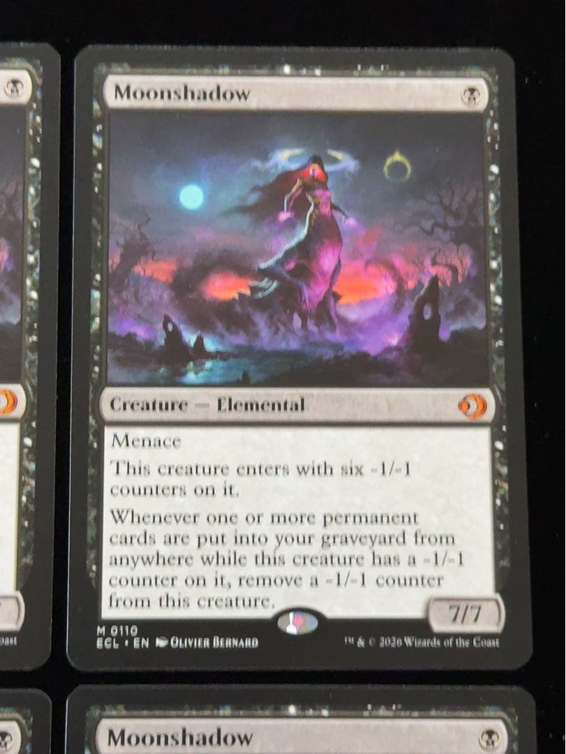 月影　英語　4枚セット