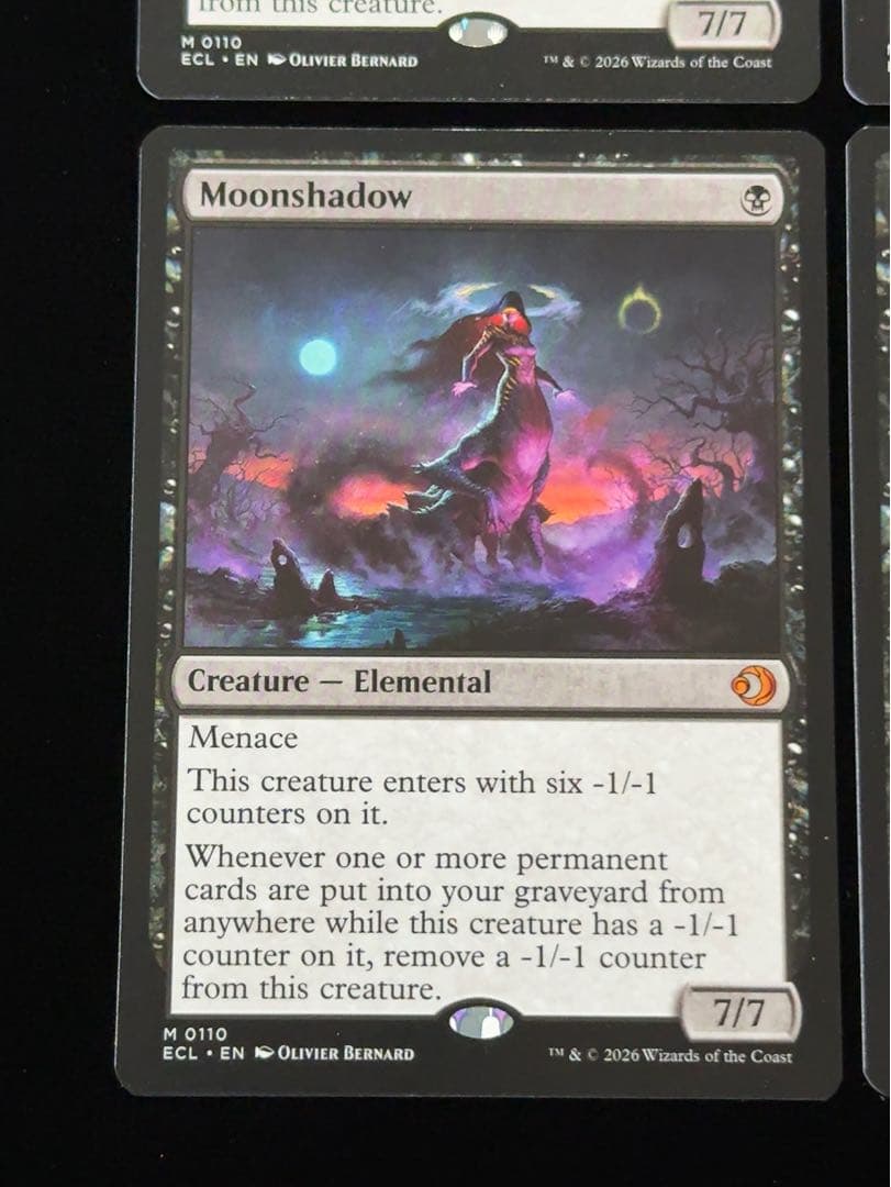 月影　英語　4枚セット