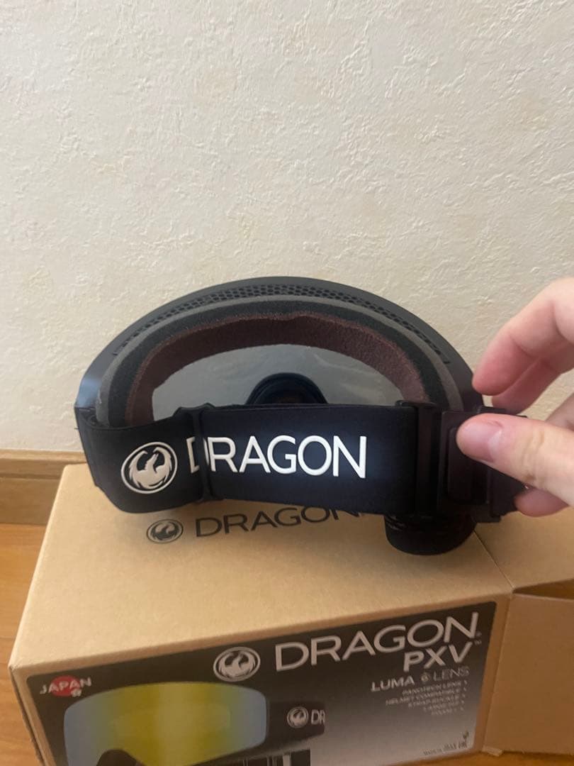 DRAGON PXV ゴーグル レンズ ゴールド