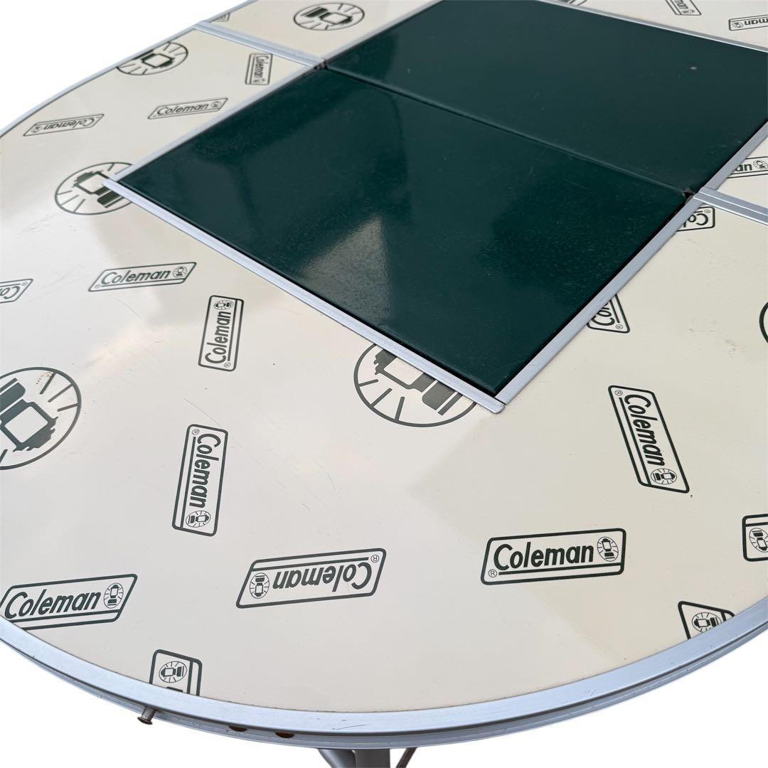 希少 コールマン オーバル BBQ テーブル Coleman コンロセット