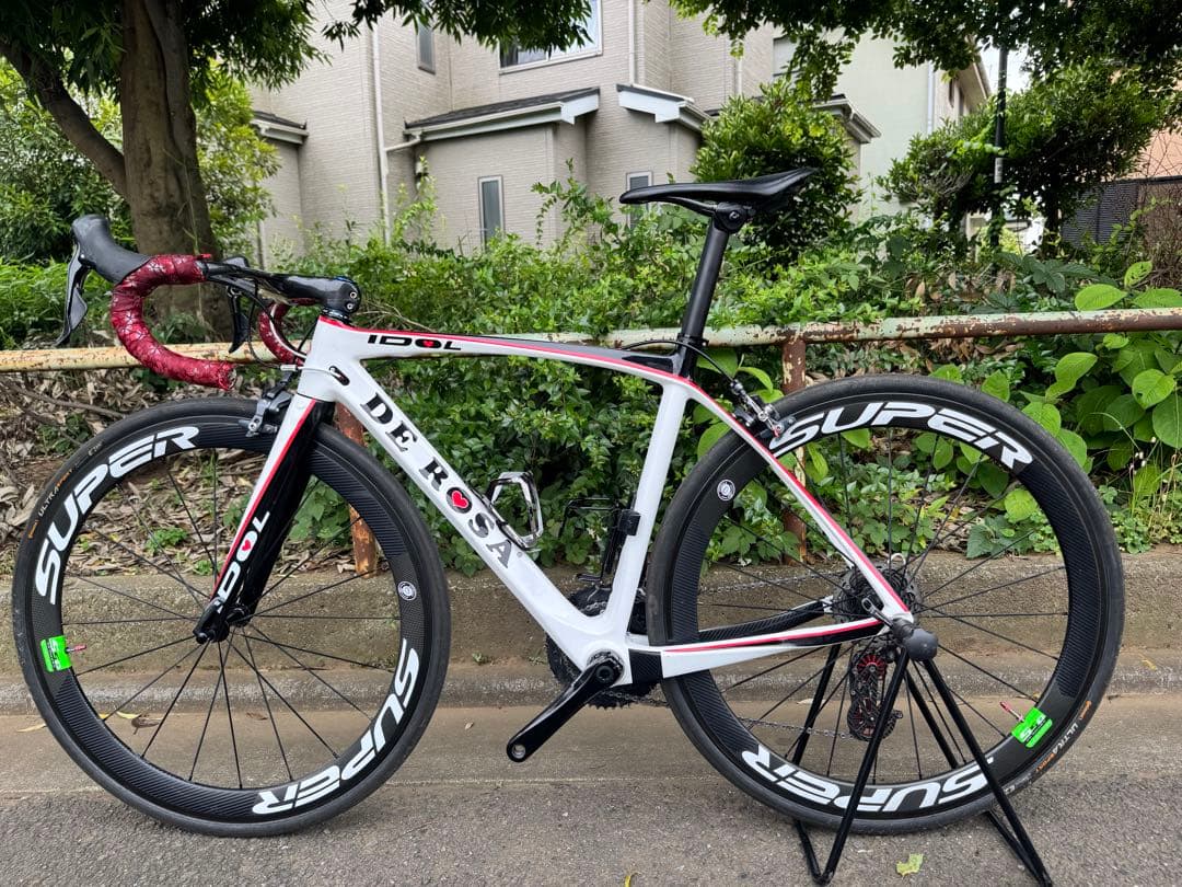 DEROSA IDOL カーボンディープリムホイール　ビッグプーリーセット