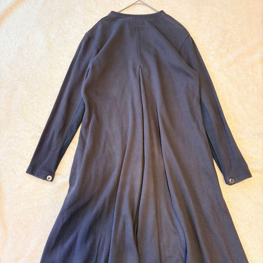 R.H.Vintage ロンハーマン　ダークネイビー ロングワンピース　ワッフル