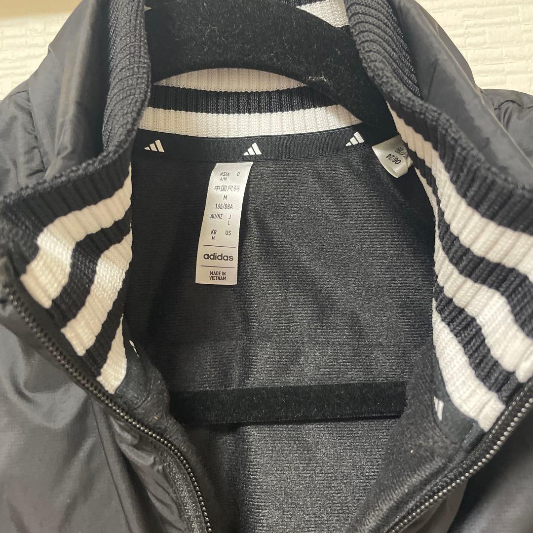 アディダスゴルフ　中綿ワンピース　黒　Ｌ