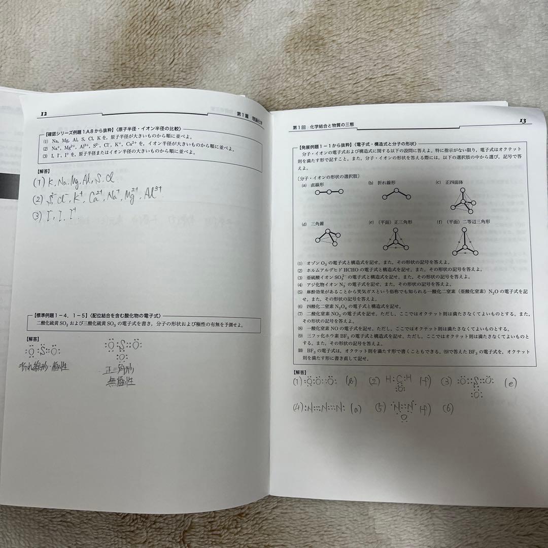 【最終値下げ】鉄緑会高3化学科主任冊子
