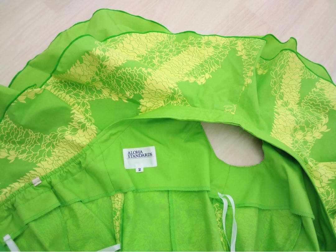 Aloha Standards ワンショルダーフリルドレス M