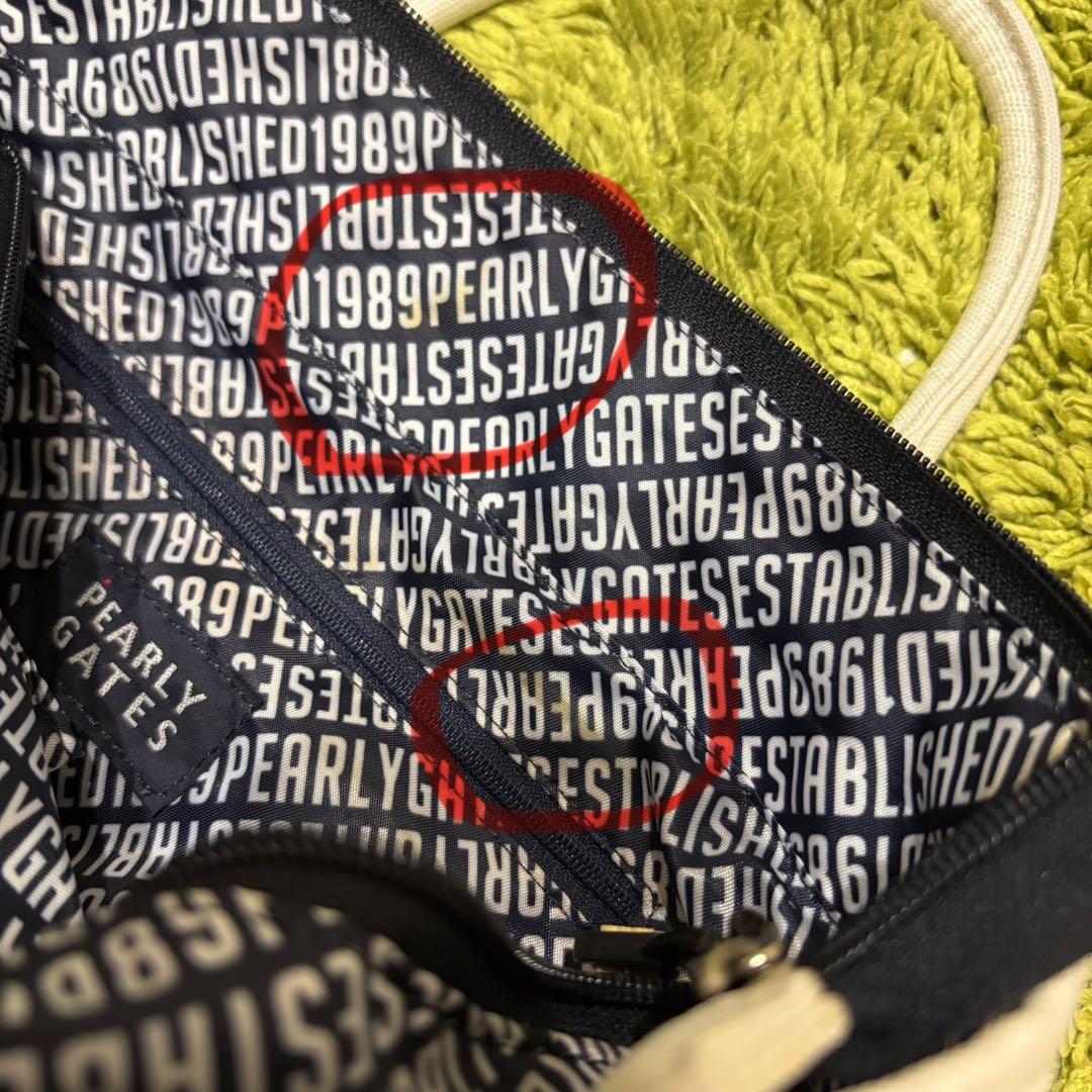 パーリーゲイツ PEARLYGATES カートバッグ 手提げバッグ トリコロール