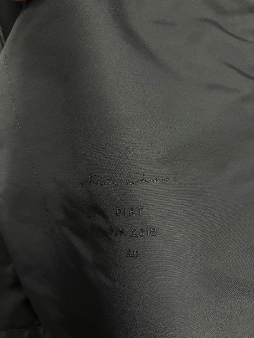 Rick Owens DIRT 18SS ナイロンコットンコート