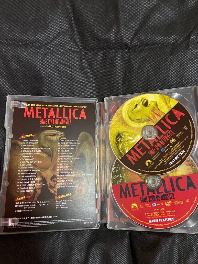 【送料込み】LLICA メタリカ 真実の瞬間BOX DVD Tシャツ