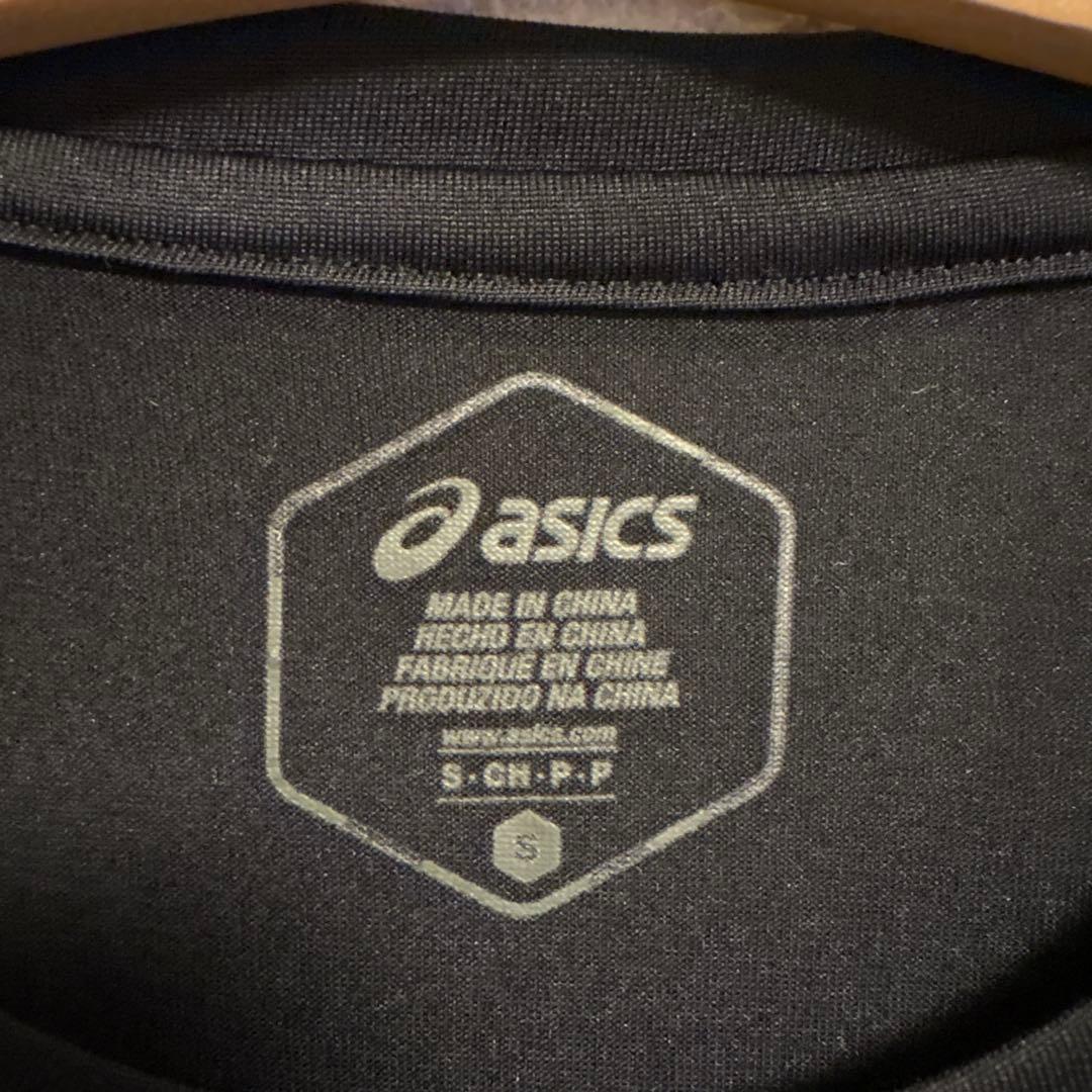 ASICS eldoreso ブラック Tシャツ Sサイズ
