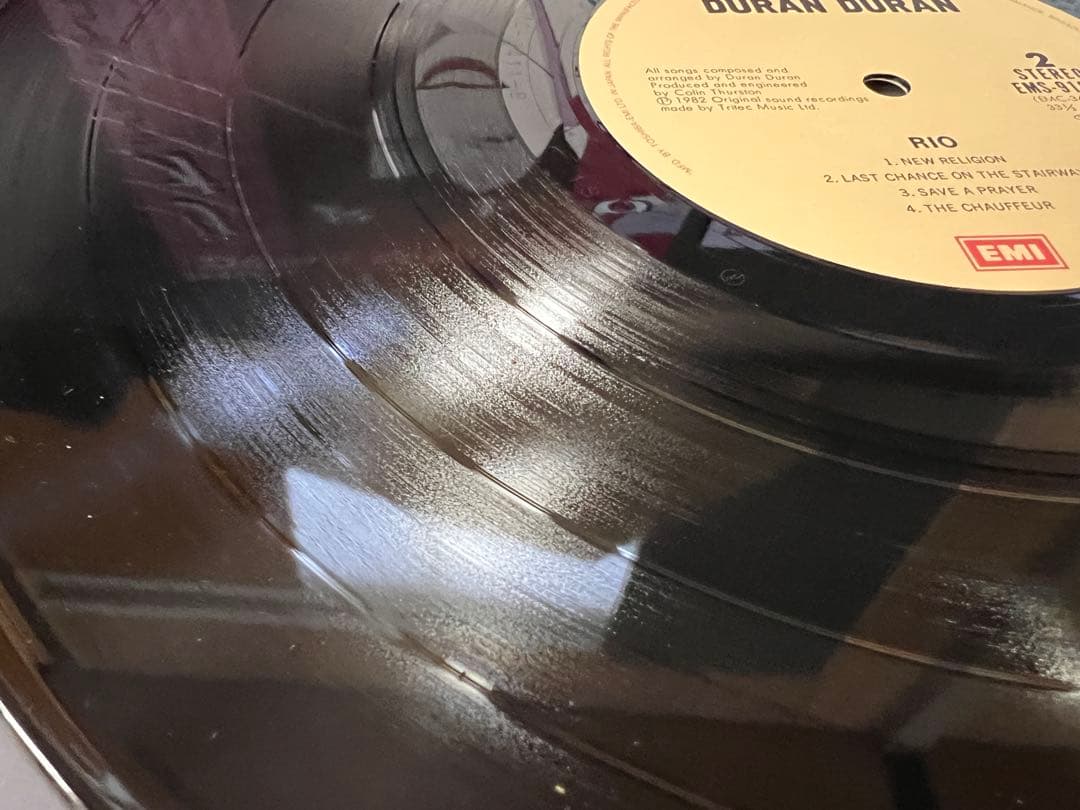 1982年 帯付 Duran Duran Rio EMS-91037 LP洋楽