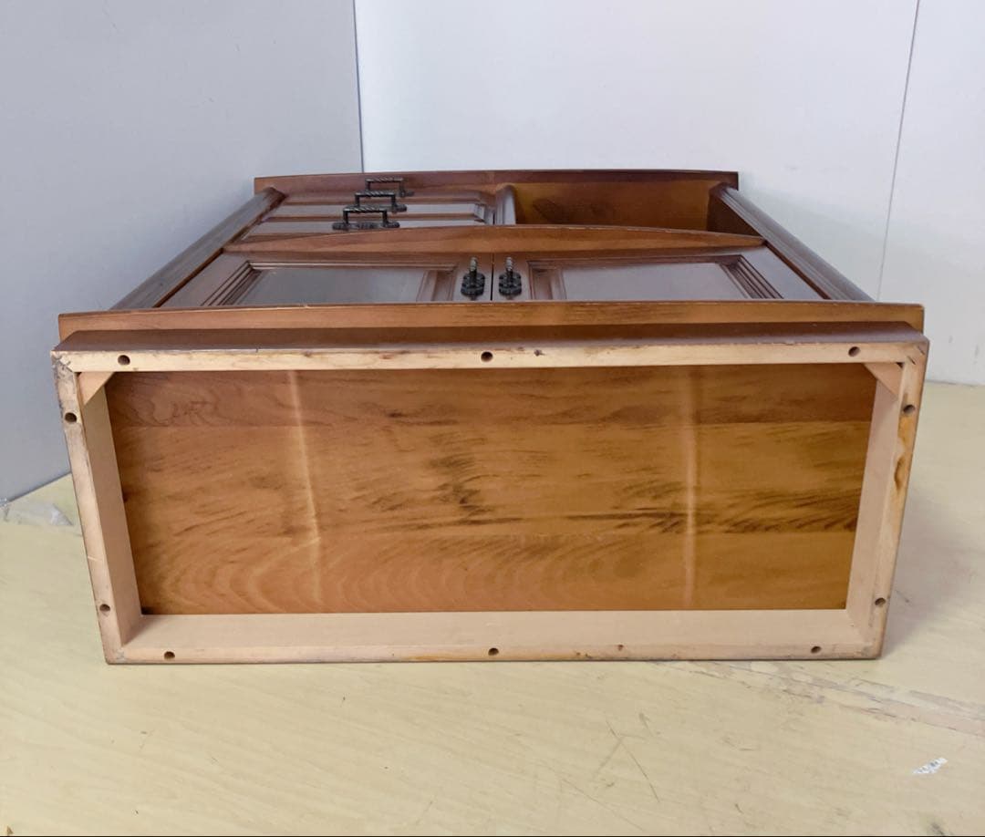 アンティーク調　キャビネット　電話台FAX台　サイドキャビネット　サイドチェスト