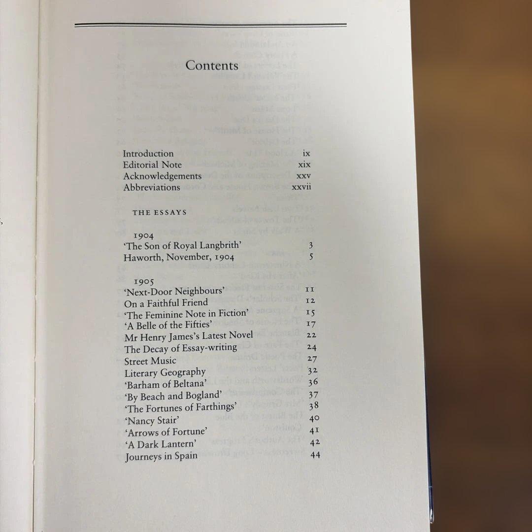 The Essays of Virginia Woolf 1904-1912初版