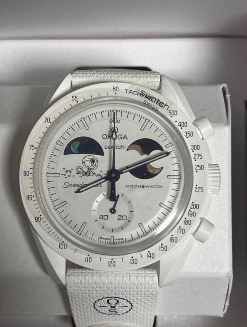 Swatch OMEGA Snoopy スウォッチ スヌーピー オメガ Ｌサイズ