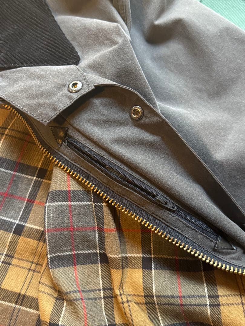 BarbourBorder / ボーダー ハーフコート ガーメント付【グレー】