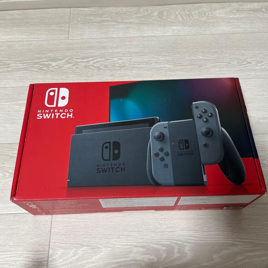 Nintendo Switch グレー 本体 Joy-Con付き　付属品完備
