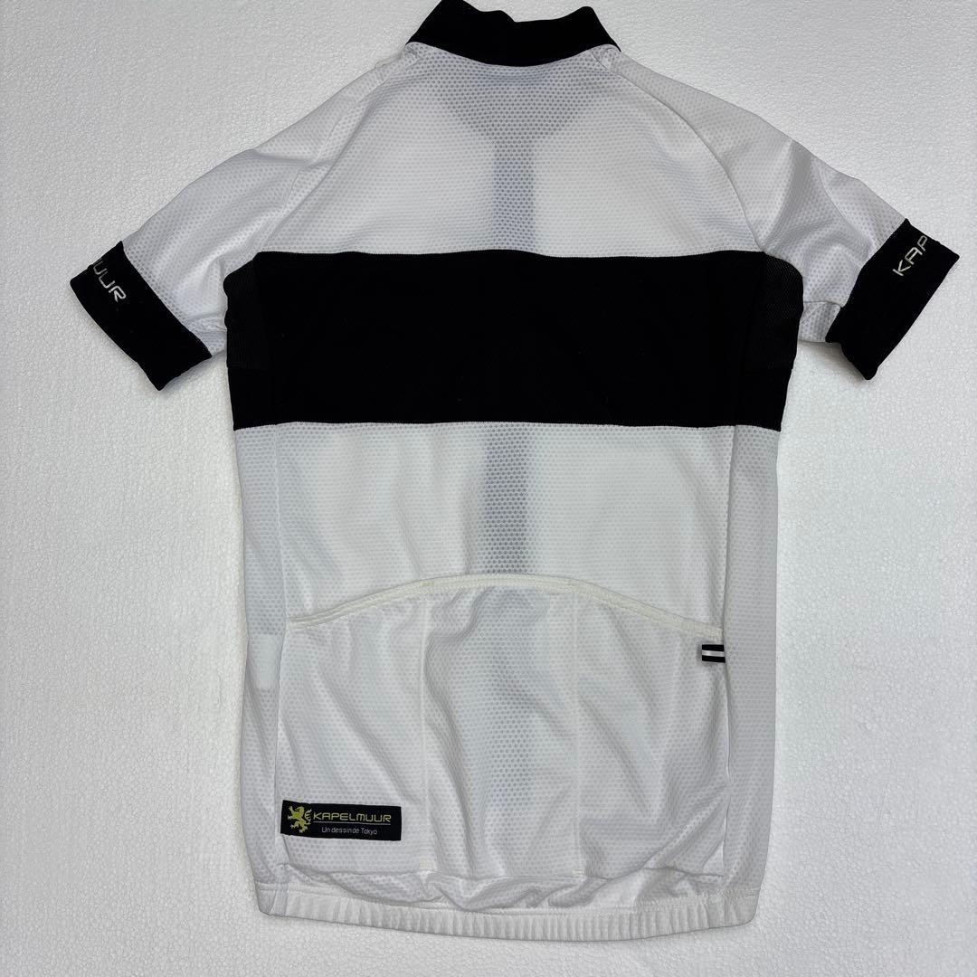 【新品】KARELMUUR サイクルジャージ ホワイト/ブラック