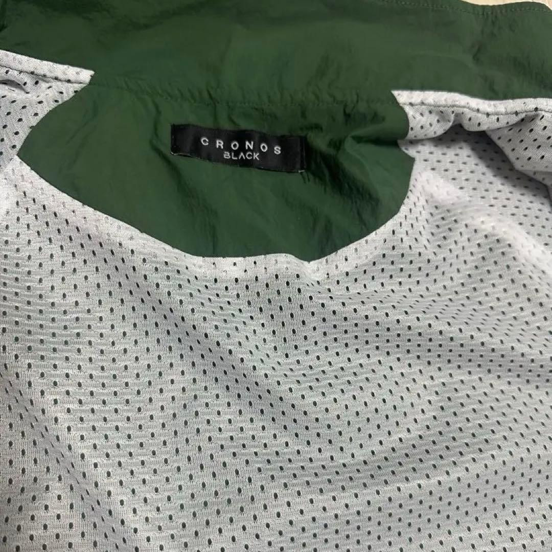 CRONOS 春夏ウインドブレーカー レインウェア セットアップ 上S下M