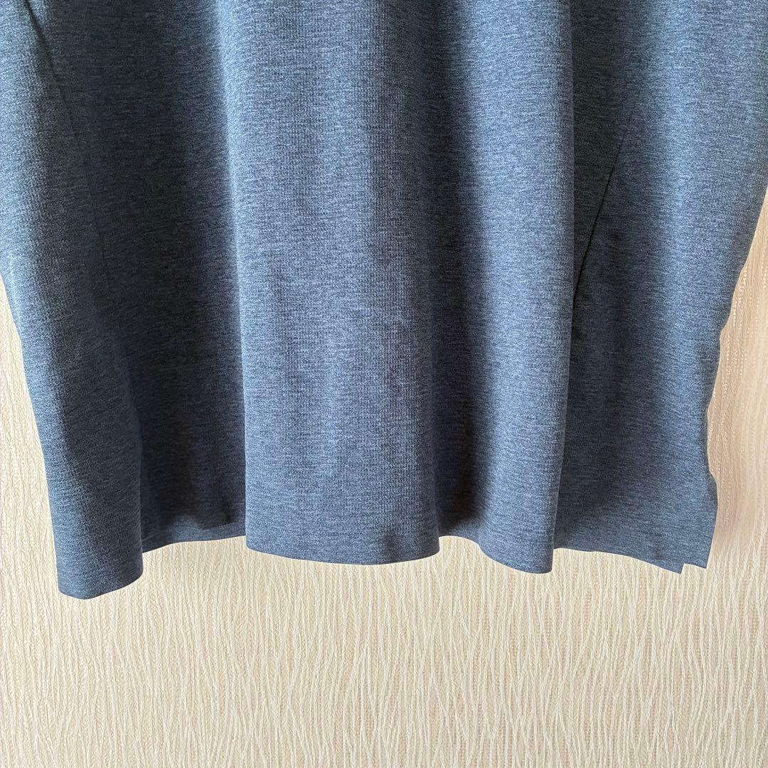 PEALY GATES PPG ハーフジップ ポロシャツ サイズ5 Lネイビー