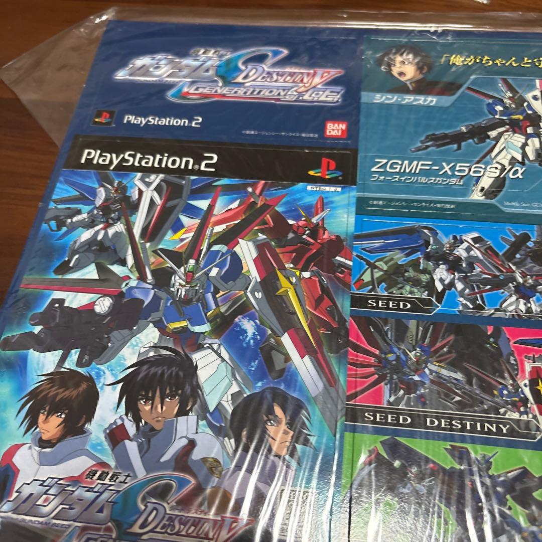 ps2 ガンダム　ディスティニー　店頭　販促　ポップ　非売品　 カットアウト