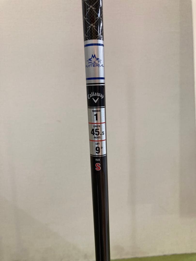 callawayドライバー　パラダイムAｉスモークMAX９度　Sシャフト