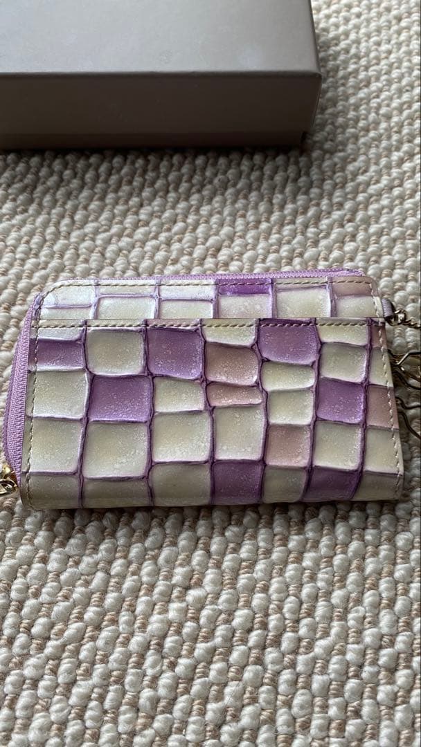 アタオ　ベル　ロージーラベンダー　キーケース　ミニ財布