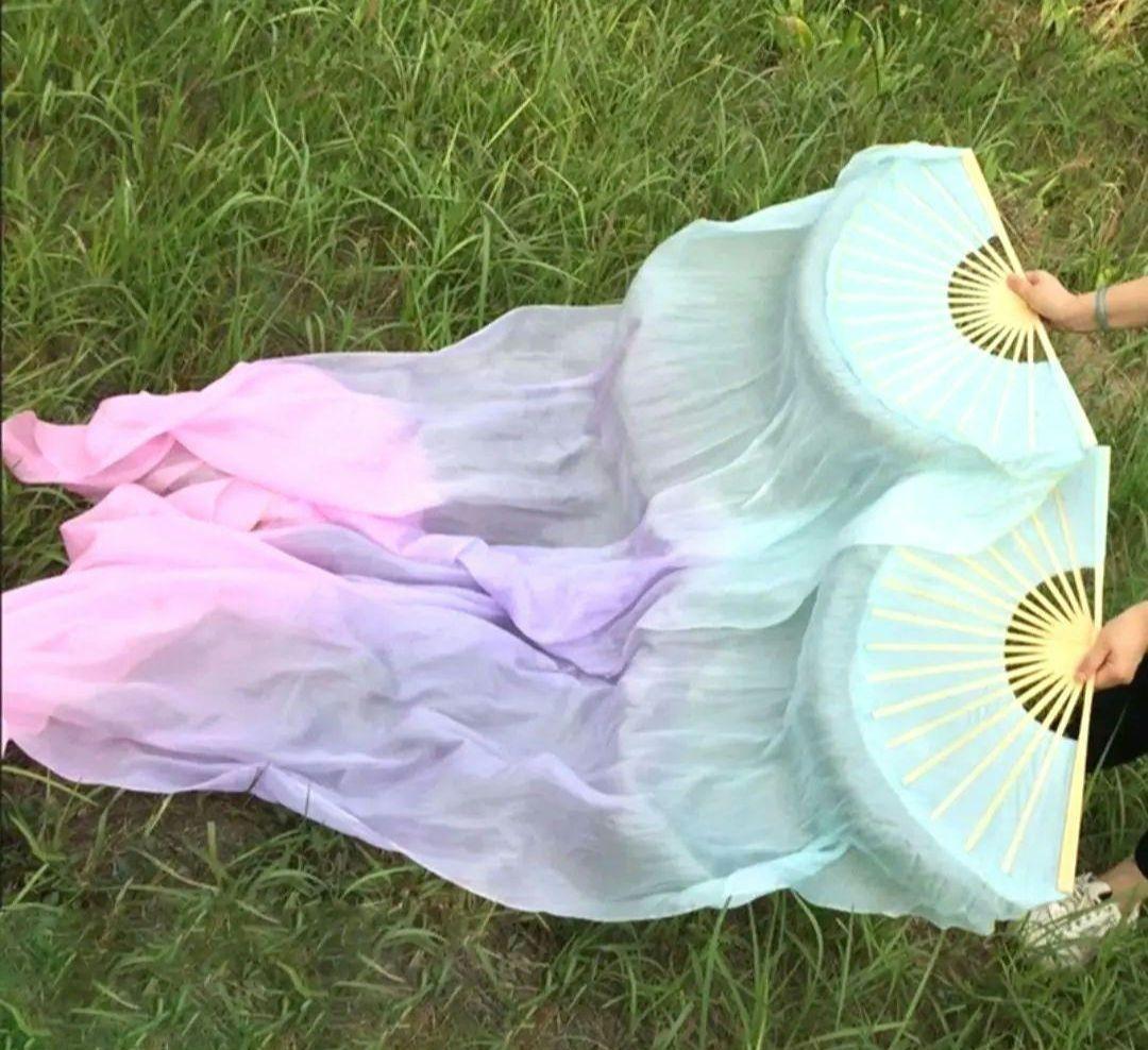 シルク ファンベール ブルータイダイベリーダンス Silk FanVeil 衣装