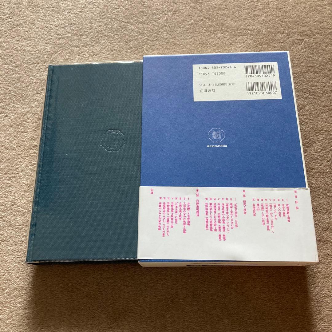 【レア品】岩野泡鳴の研究