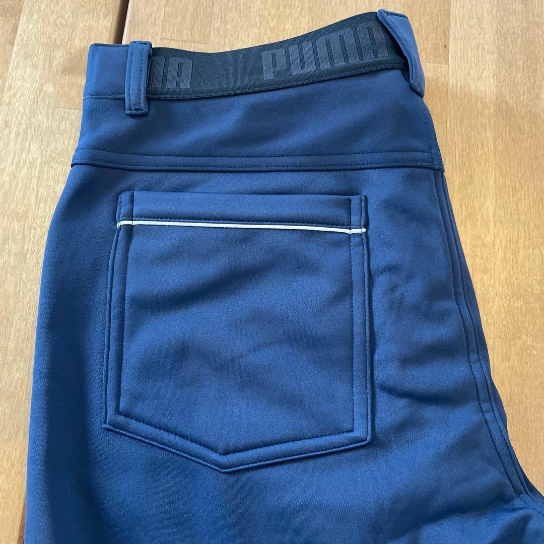 PUMA GOLF セットアップ スウェット＋テーパードパンツ ネイビー 上下