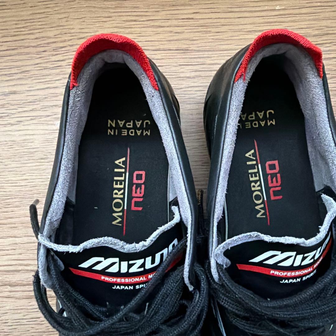 Mizuno Morelia Neo サッカースパイク24㎝　ブラック