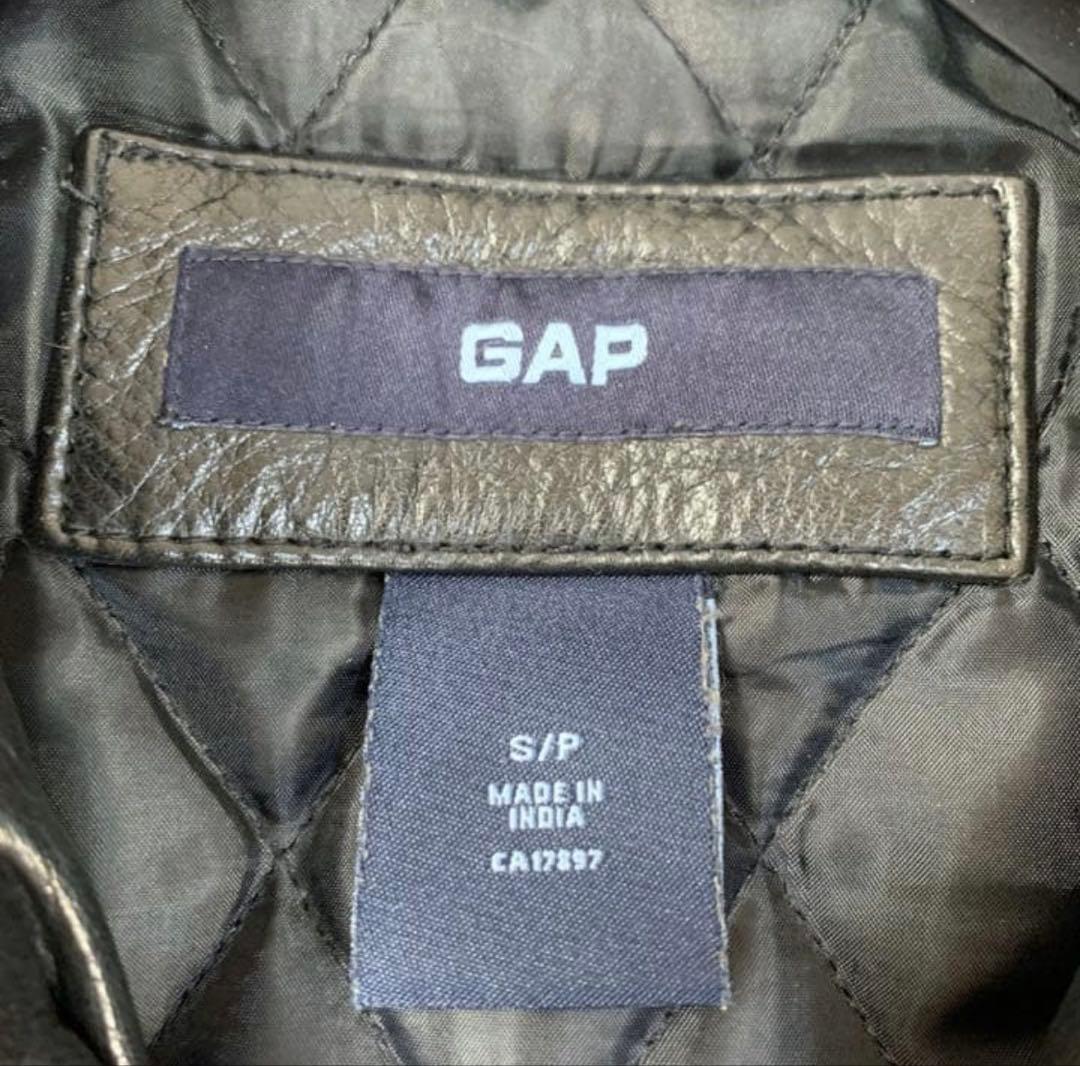 GAP ギャップ 牛革 レザーコート カーコート OLD GAP