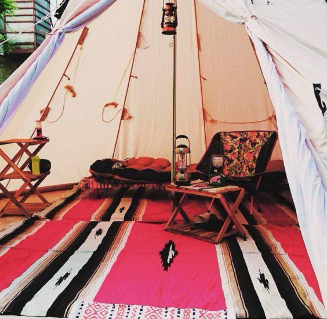 オルテガ柄 メキシカンラグ マット/Mexican Rug