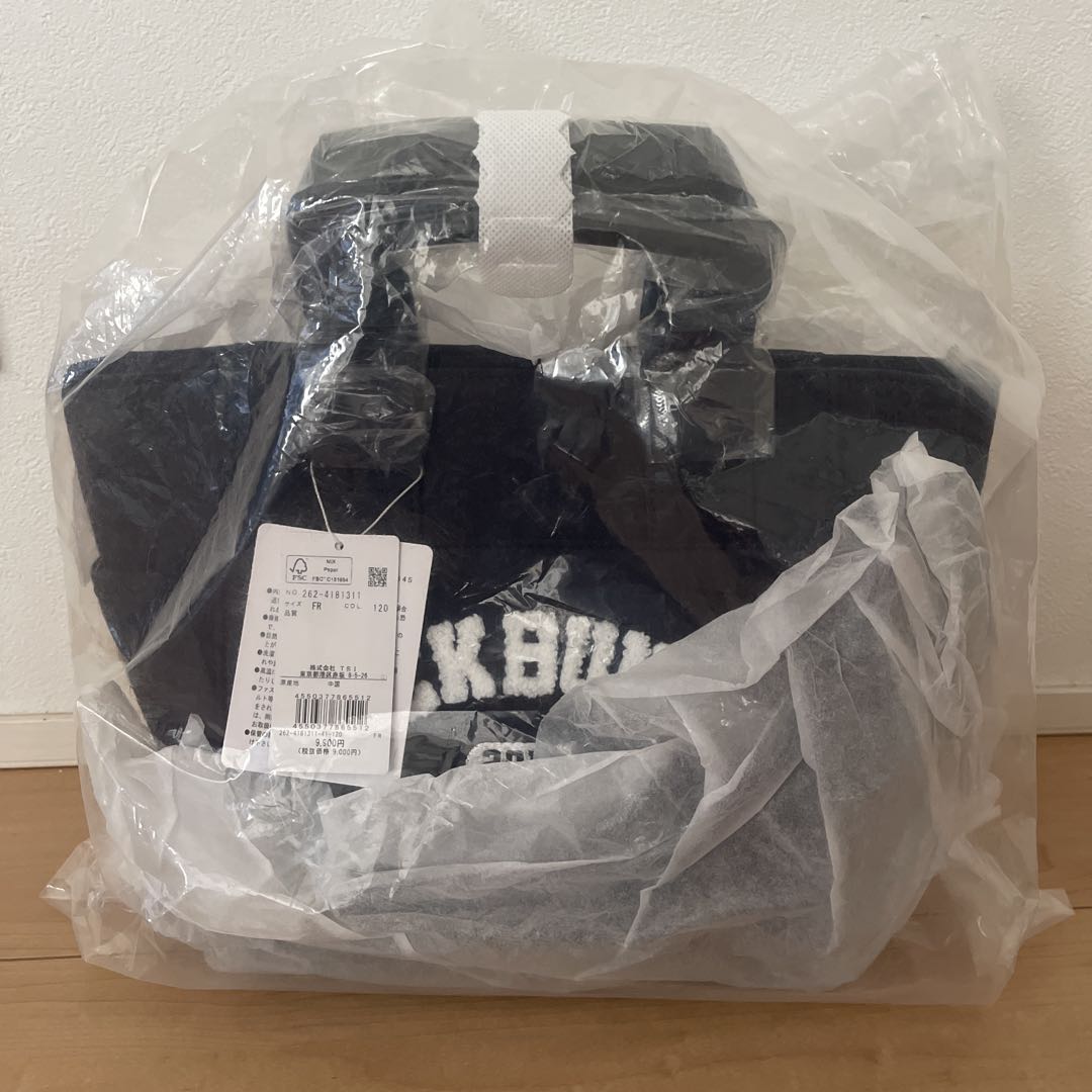 新品タグ付き☆ Jack Bunny!!裏毛カートバッグ ゴルフバッグ ネイビー