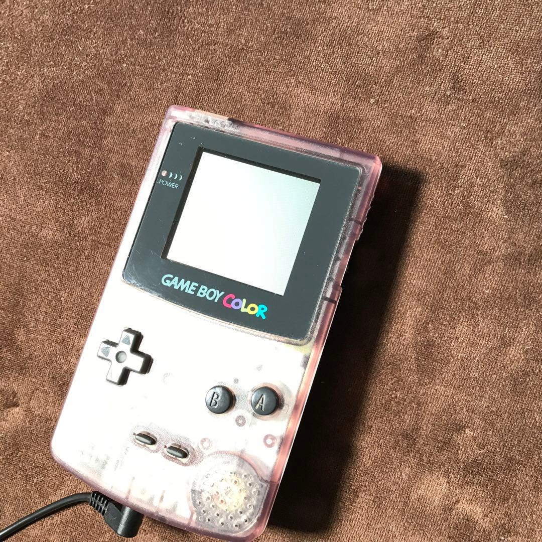 任天堂ゲームボーイカラー人気のクリアーパープル良品❤️動作確認済み