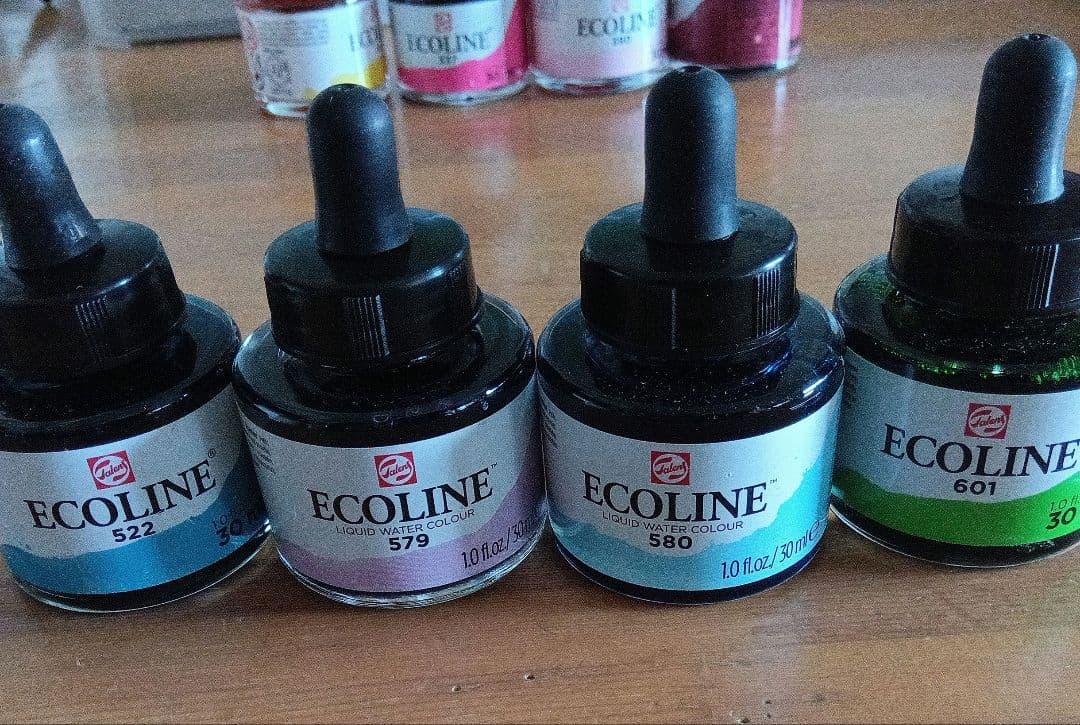 カリグラフィー 書籍と用紙、器材一式セット