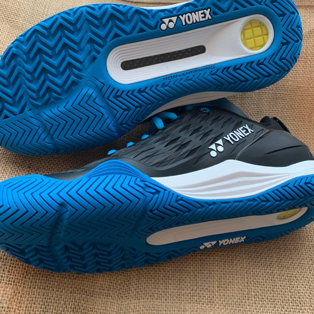 【24.5cm】YONEX パワークッションテニスシューズ SHTE3MAC