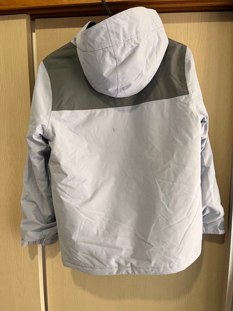 VOLCOM 子供用スノーボードウェア ジャケット12Y ライトパープル/グレー