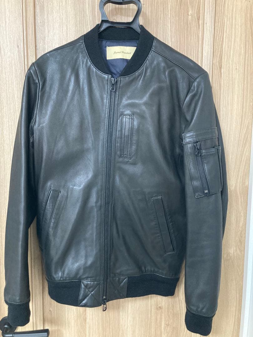 M*o様 Journal Standard 羊革 中綿 キルティング　MA-1