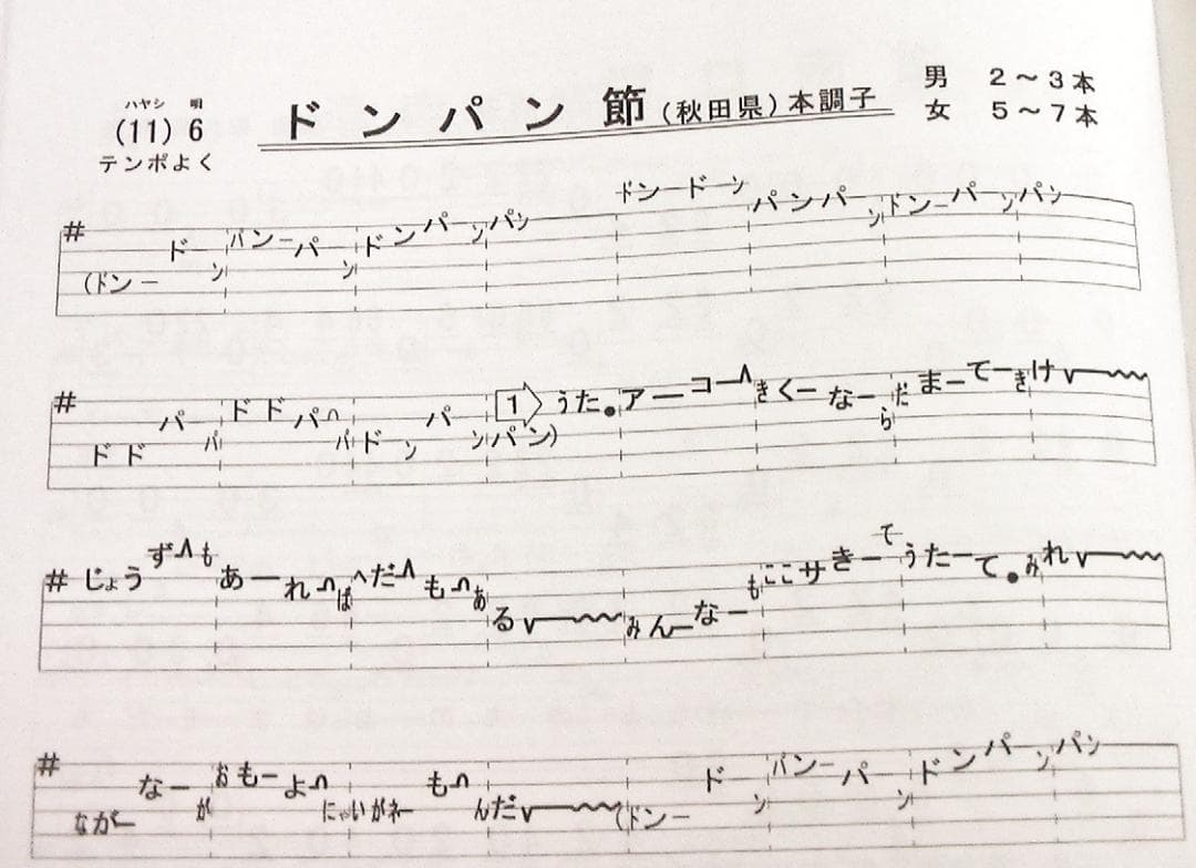 民謡♪五線譜♪10集セット10％off ~e18 三味線/尺八/楽譜/練習/上達