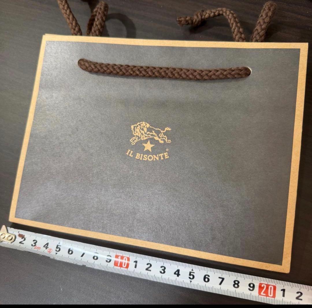 【新品未使用】イルビゾンテ キーケース(大) ネイビー、ショッパー