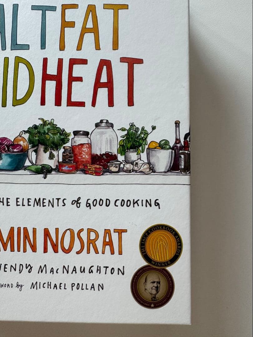 Salt, Fat, Acid, Heat 塩、油、酸、熱　洋書　名作　料理本