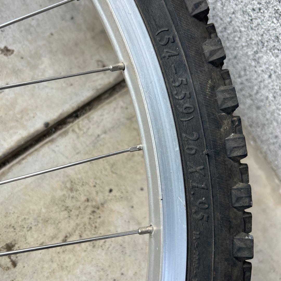 ちゃお@ MTB SHIMANO 26インチホイール タイヤ　前後