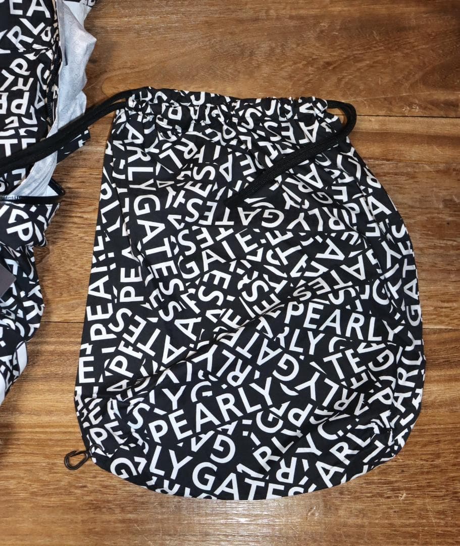 新品 パーリーゲイツ CRAFTEVO レインコート ロゴ＆千鳥柄 (1) Ⓗ