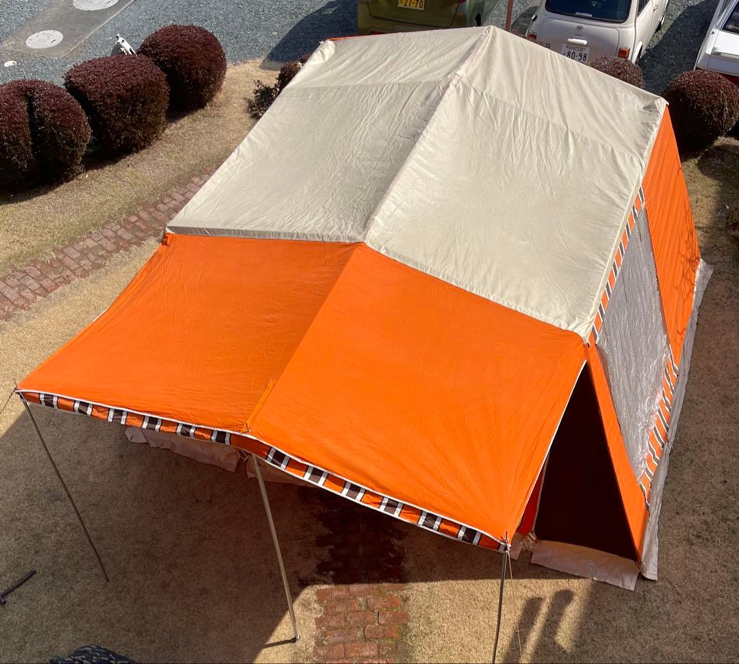 ①ドイツ幕 ヴィンテージテント コットンテント ロッヂ型