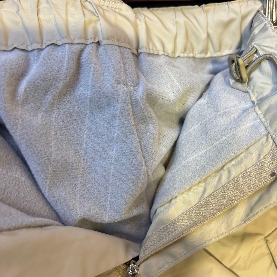パーリーゲイツ　シャカシャカパンツ　暖パン　ベージュ　ナイロンパンツ　防寒