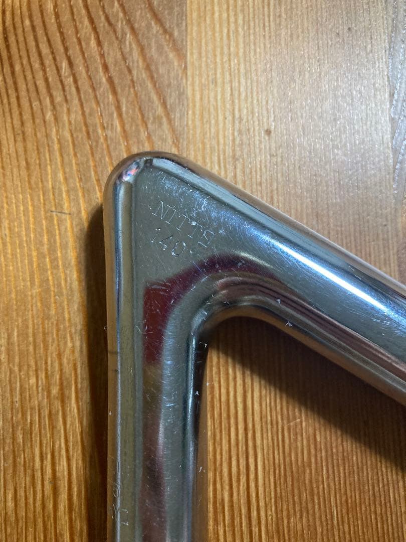 希少 ロングステム NITTO NJS 認定 140 58度 ステム 競輪 鉄