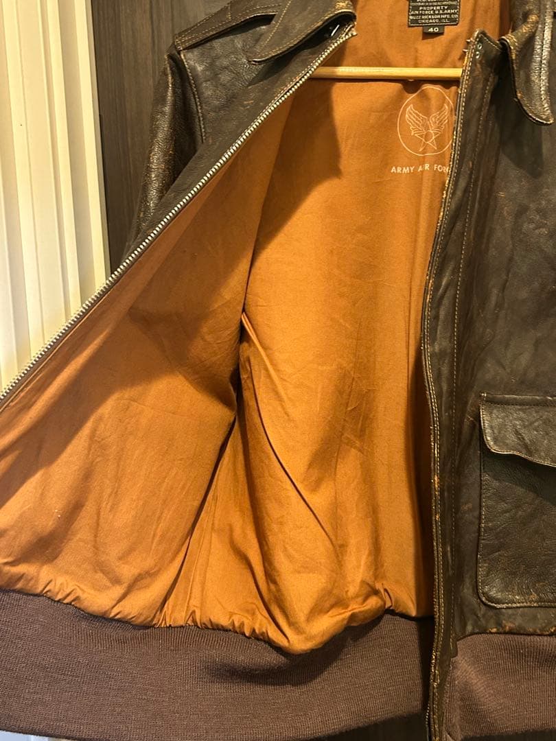 超絶レア　バズリクソンズ　A-2 30YEAR AGED ヴィンテージ加工