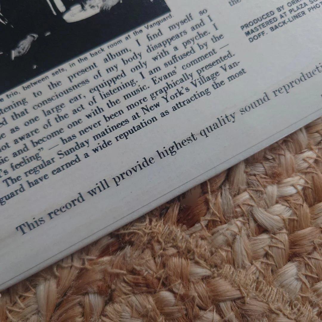 米国Bill EvansSundayAtThe VillageVanguard